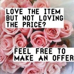 Please feel free to make an offer.